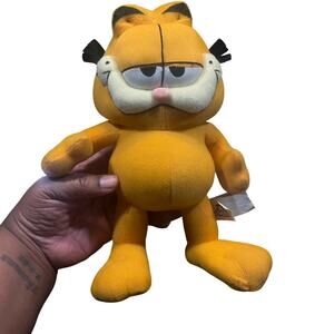 Vintage Garfield Fat Cat Plush Cartoon‎ Cat Stuffed Animal 10” Jim Davis Toy